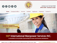 Tablet Screenshot of mipinternational.com